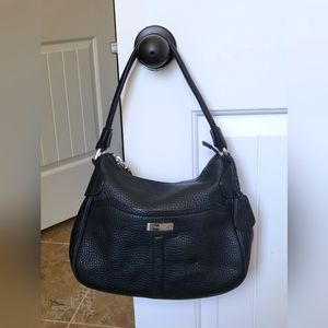 Black Cole Haan Pebble Leather Hanbag